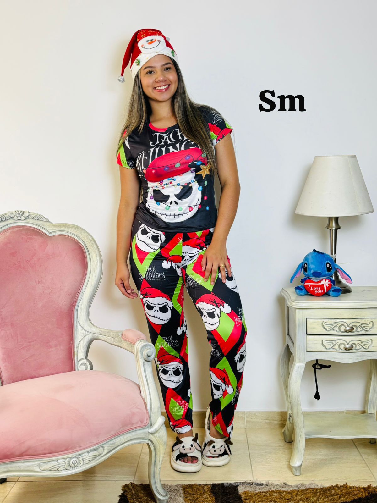 PIJAMAS NAVIDAD DAMA S-M